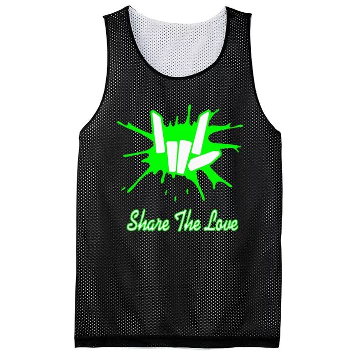 Share Love Mesh Reversible Basketball Jersey Tank