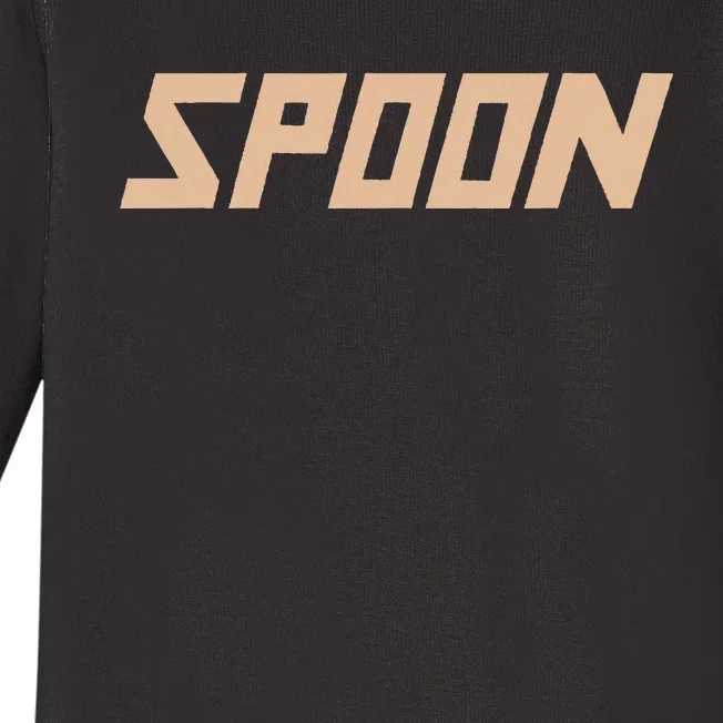 Spoon Logo Baby Long Sleeve Bodysuit