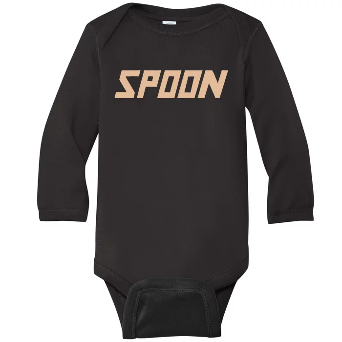 Spoon Logo Baby Long Sleeve Bodysuit