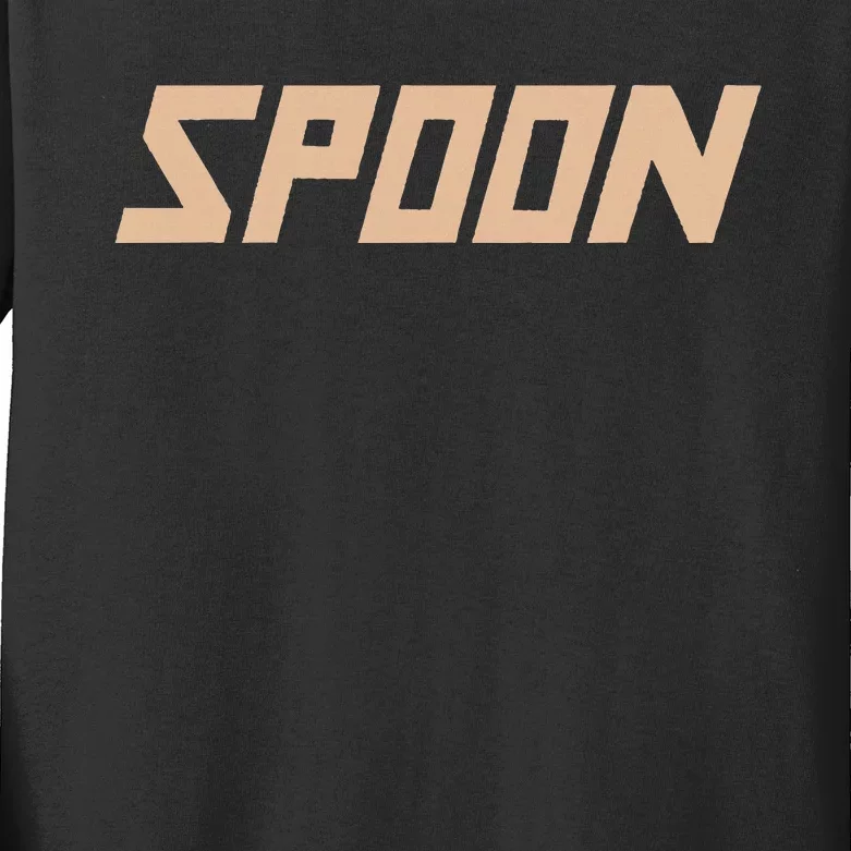 Spoon Logo Kids Long Sleeve Shirt