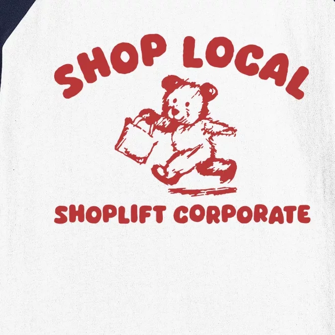 Shop Local Baseball Sleeve Shirt