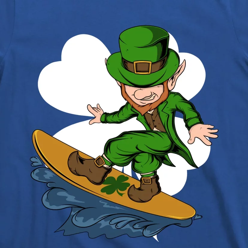 Surfer Leprechaun St Patrick's Day Surfing Cool Gift T-Shirt