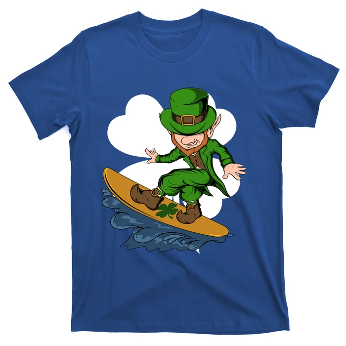 Surfer Leprechaun St Patrick's Day Surfing Cool Gift T-Shirt