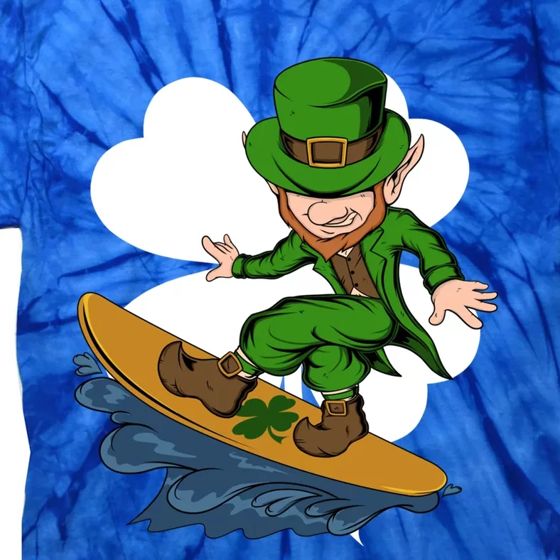 Surfer Leprechaun St Patrick's Day Surfing Cool Gift Tie-Dye T-Shirt