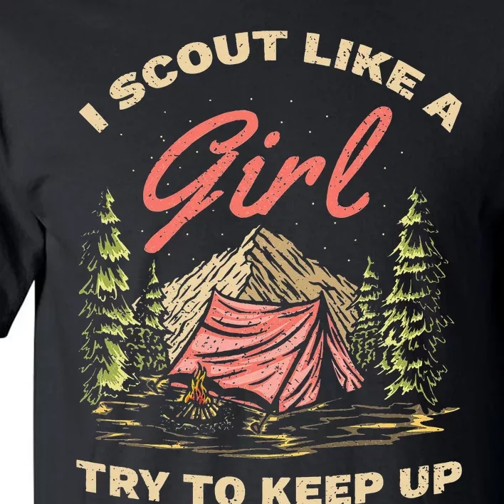 Scout Life Scouting Lovers Hiking Camper funny camping Tall T-Shirt