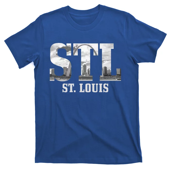 St. Louis STL Skyline Pride Missouri Vintage T-Shirt