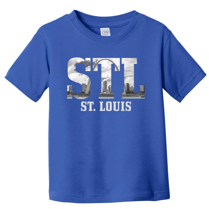 St. Louis STL Skyline Pride Missouri Vintage Toddler T-Shirt