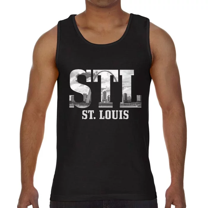 St. Louis Stl Skyline Pride Missouri Vintage Comfort Colors® Tank Top