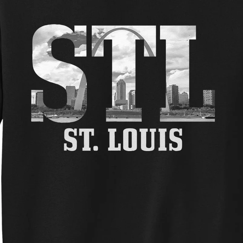 St. Louis STL Skyline Pride Missouri Vintage Sweatshirt