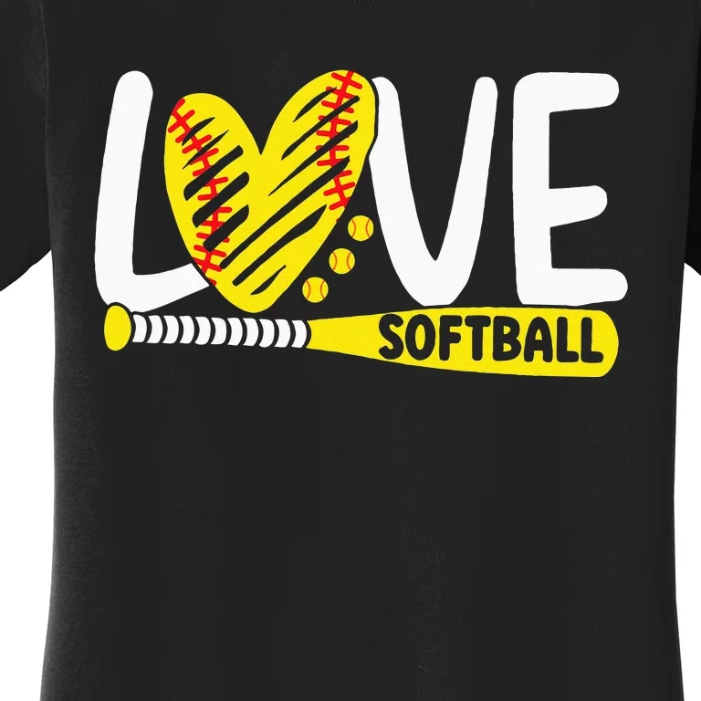 Softball Love Softball Women's T-Shirt