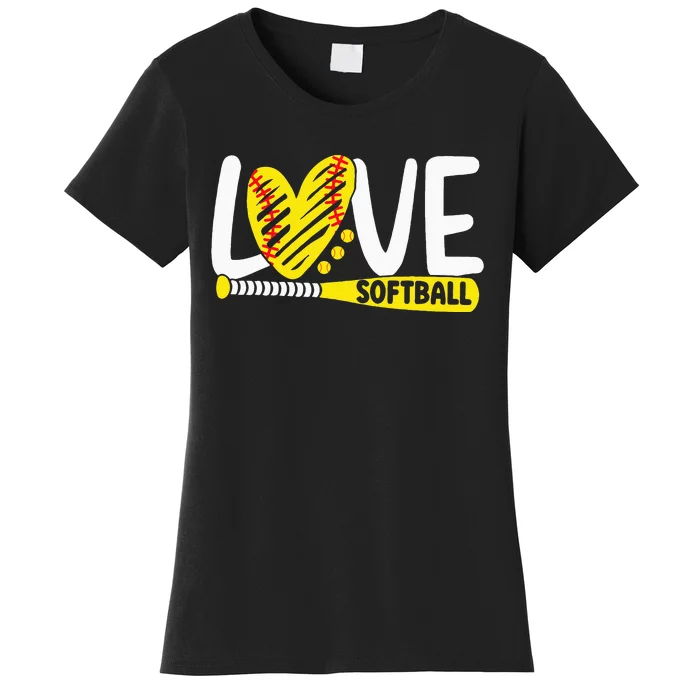 Softball Love Softball Women's T-Shirt