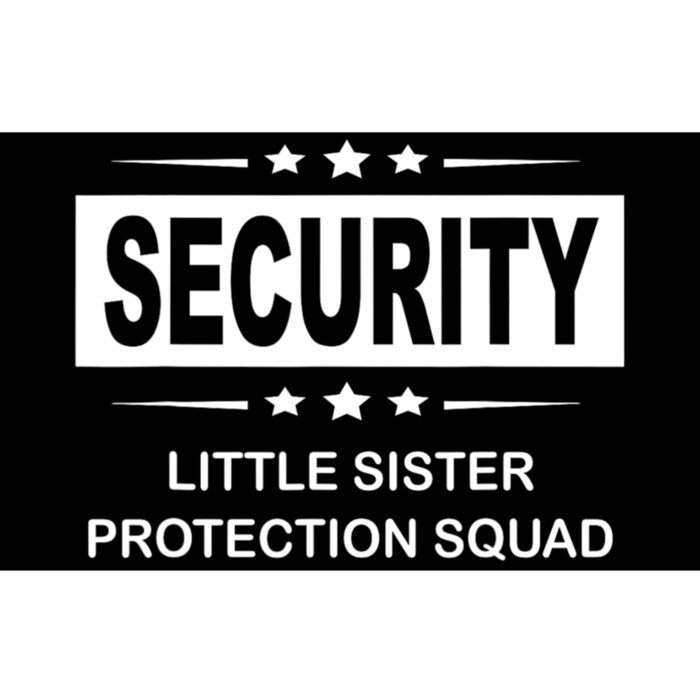 Security Little Sister Protection Squad Bumper Sticker