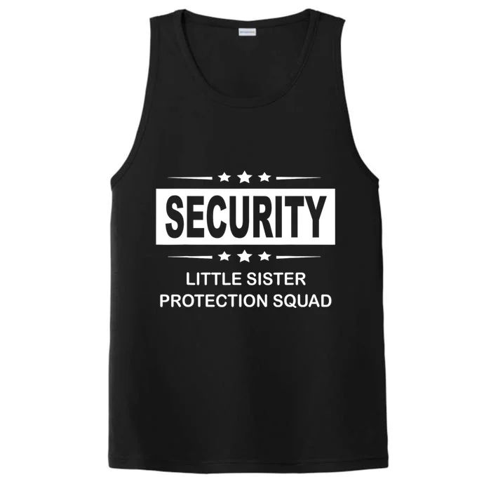 Security Little Sister Protection Squad Performance Tank