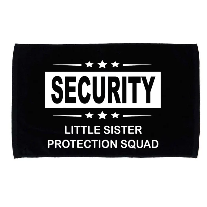 Security Little Sister Protection Squad Microfiber Hand Towel