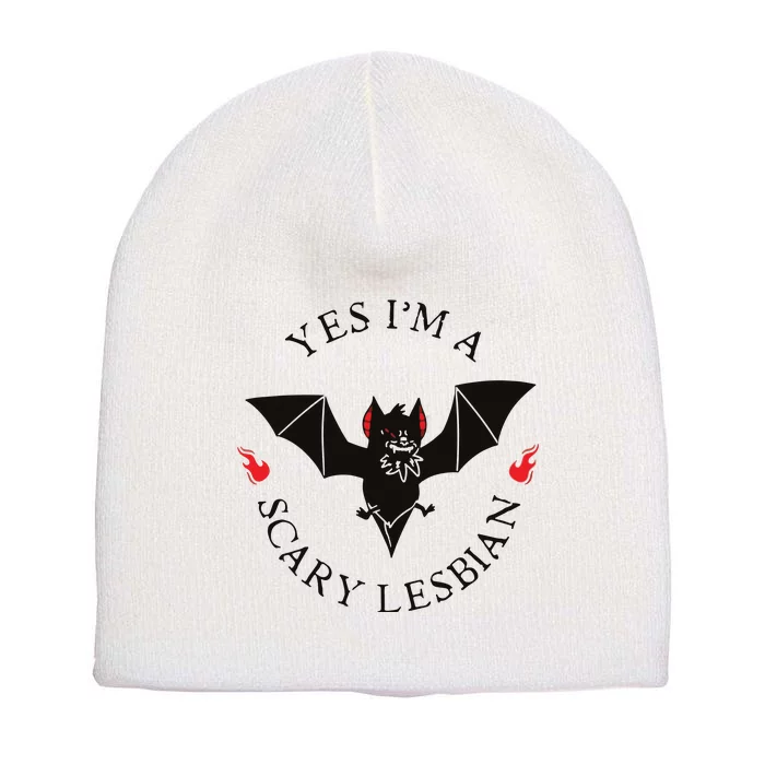 Scary Lesbian Short Acrylic Beanie