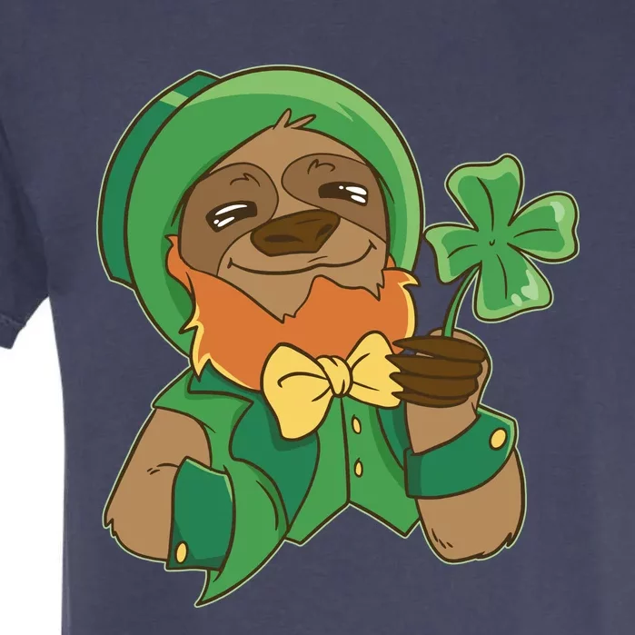 Sloth Leprechaun Garment-Dyed Heavyweight T-Shirt