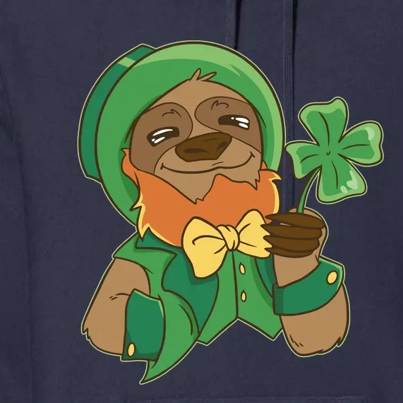 Sloth Leprechaun Premium Hoodie