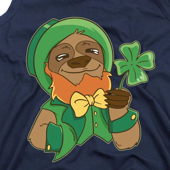 Sloth Leprechaun Tank Top