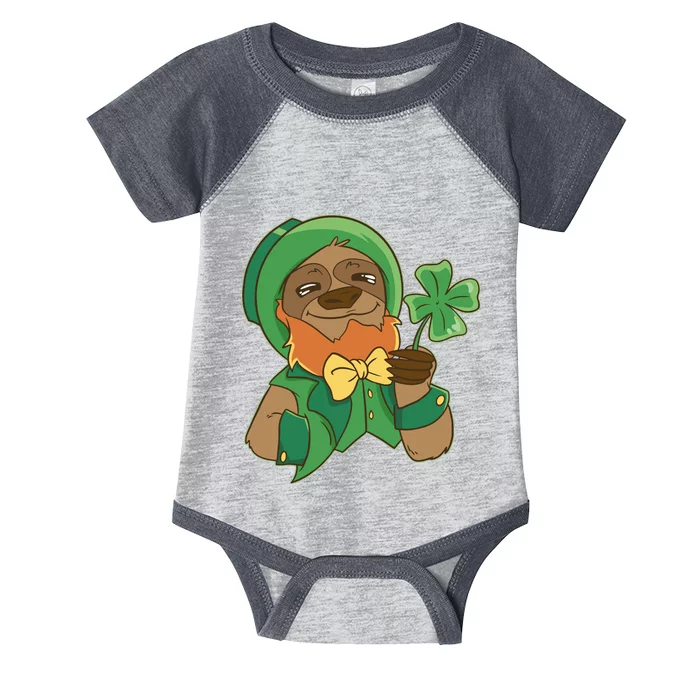 Sloth Leprechaun Infant Baby Jersey Bodysuit