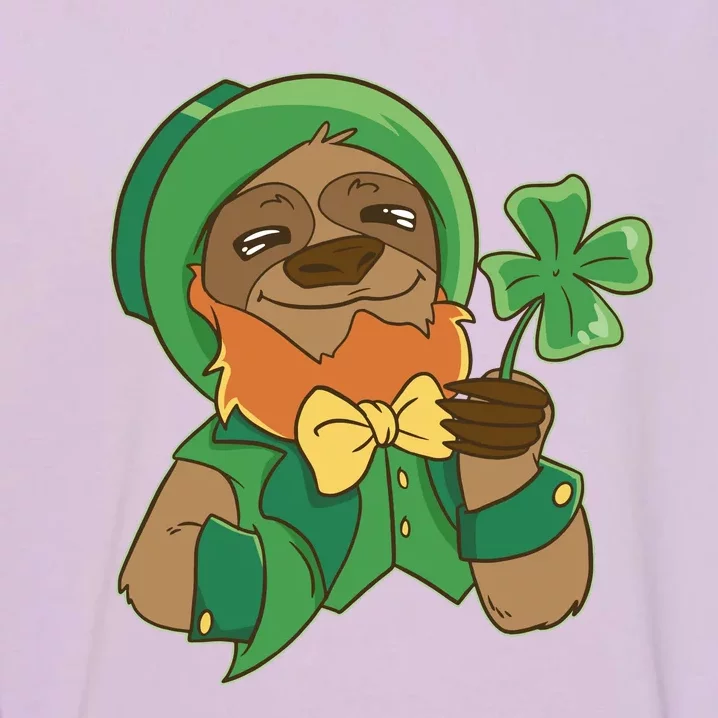 Sloth Leprechaun Garment-Dyed Sweatshirt