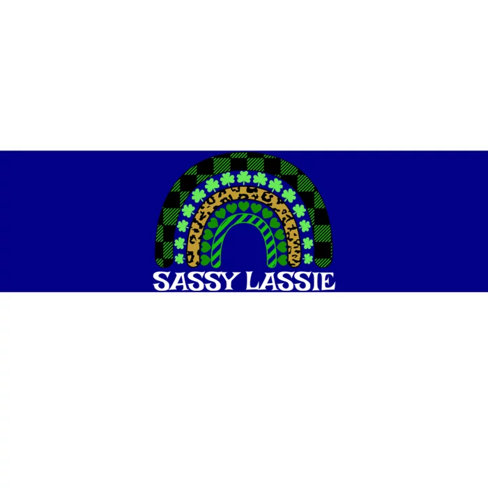 Sassy Lassie St Pattys Day Women St Patricks Day Bumper Sticker