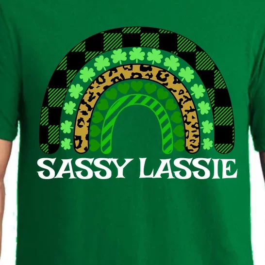 Sassy Lassie St Pattys Day Women St Patricks Day Pajama Set