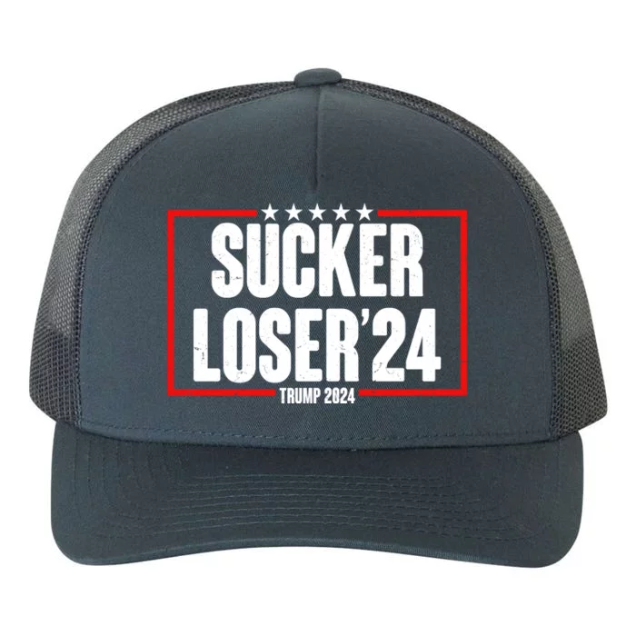 Sucker Loser Trump Biden Debate 2024 Yupoong Adult 5-Panel Trucker Hat