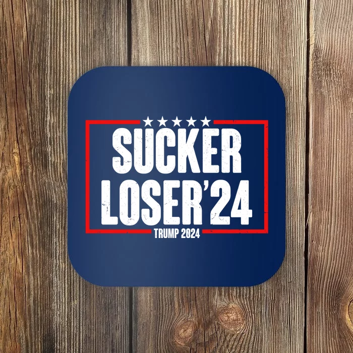 Sucker Loser Trump Biden Debate 2024 Coaster