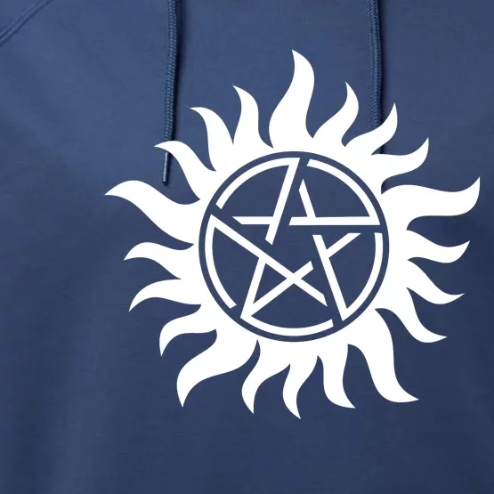 Supernatural Logo Tattoo Performance Fleece Hoodie