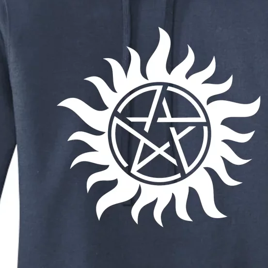 Supernatural Logo Tattoo Women's Pullover Hoodie