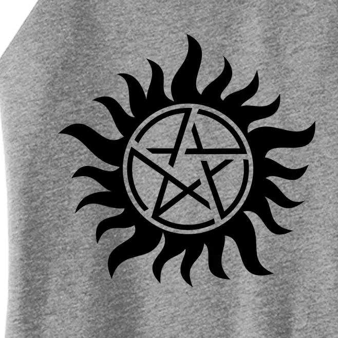 Supernatural Logo Tattoo Women’s Perfect Tri Rocker Tank