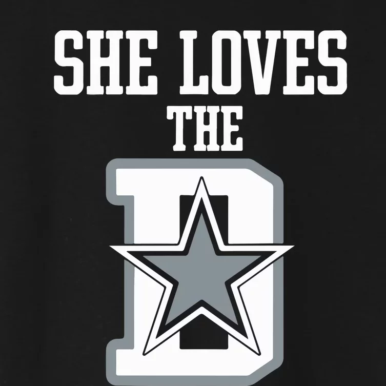 She Loves The Dallas Women's Crop Top Tee