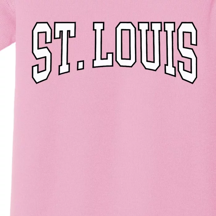 St. Louis Text Baby Bodysuit