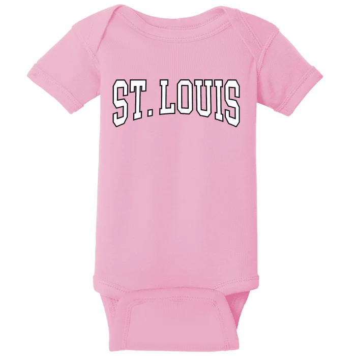 St. Louis Text Baby Bodysuit