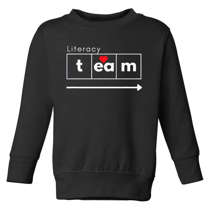 School Literacy Team Science of Reading Toddler Sweatshirt