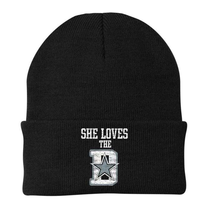 She Loves The D Dallas Gift Knit Cap Winter Beanie