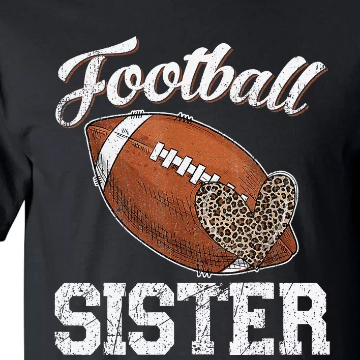 Sister Leopard Tee Ball Funny Mother's Day Tall T-Shirt