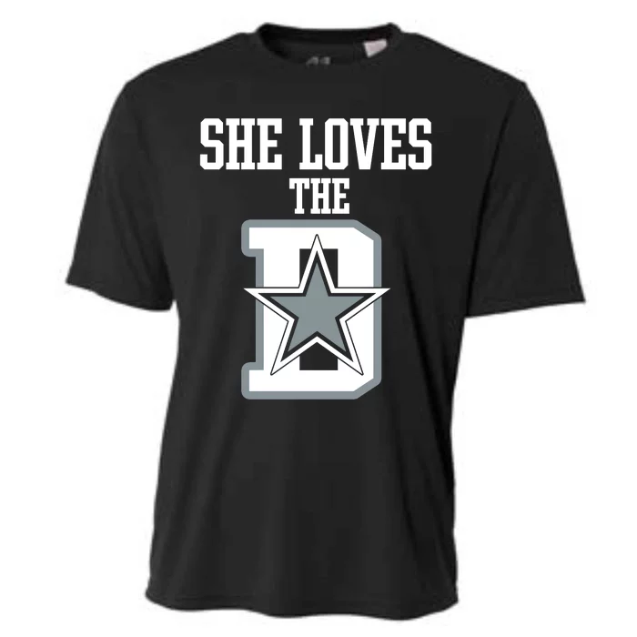 She Loves The D Dallas Cooling Performance Crew T-Shirt