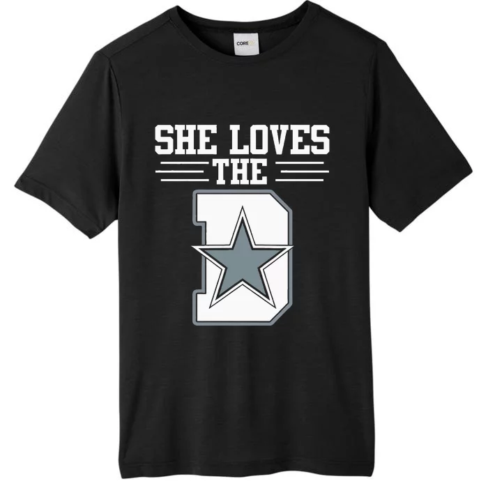 She Loves The D Dallas For Women ChromaSoft Performance T-Shirt