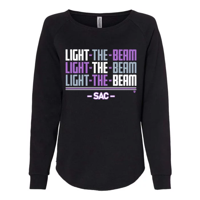 Sacramento Light The Beam Chant Womens California Wash Sweatshirt