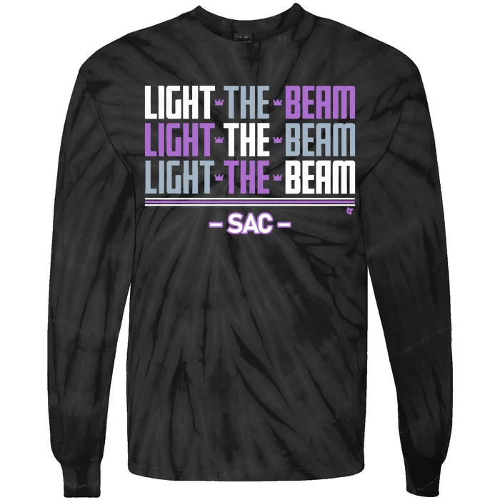 Sacramento Light The Beam Chant Tie-Dye Long Sleeve Shirt