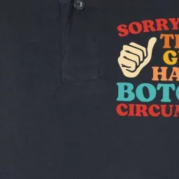 Sorry Ladies This Guy Has A Botched Circumcision Retro Softstyle Adult Sport Polo