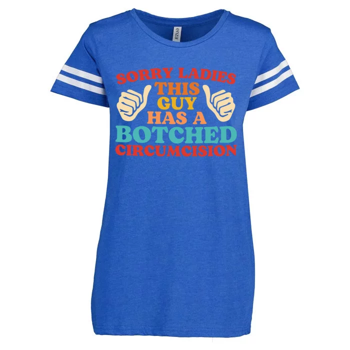 Sorry Ladies This Guy Has A Botched Circumcision Retro Enza Ladies Jersey Football T-Shirt