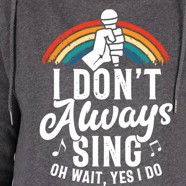 Singing Lover T Musical Theater Singer Womens Funnel Neck Pullover Hood