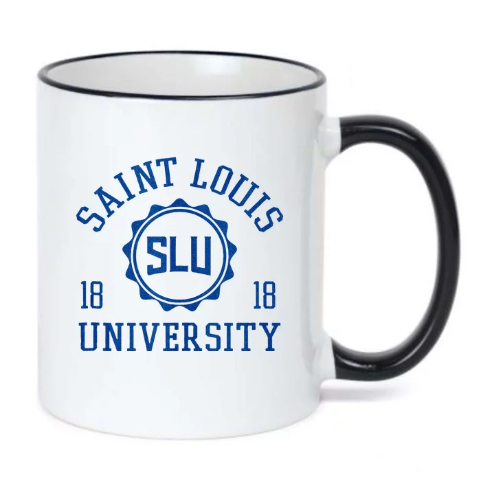 St Louis University Billikens Stamp Black Color Changing Mug