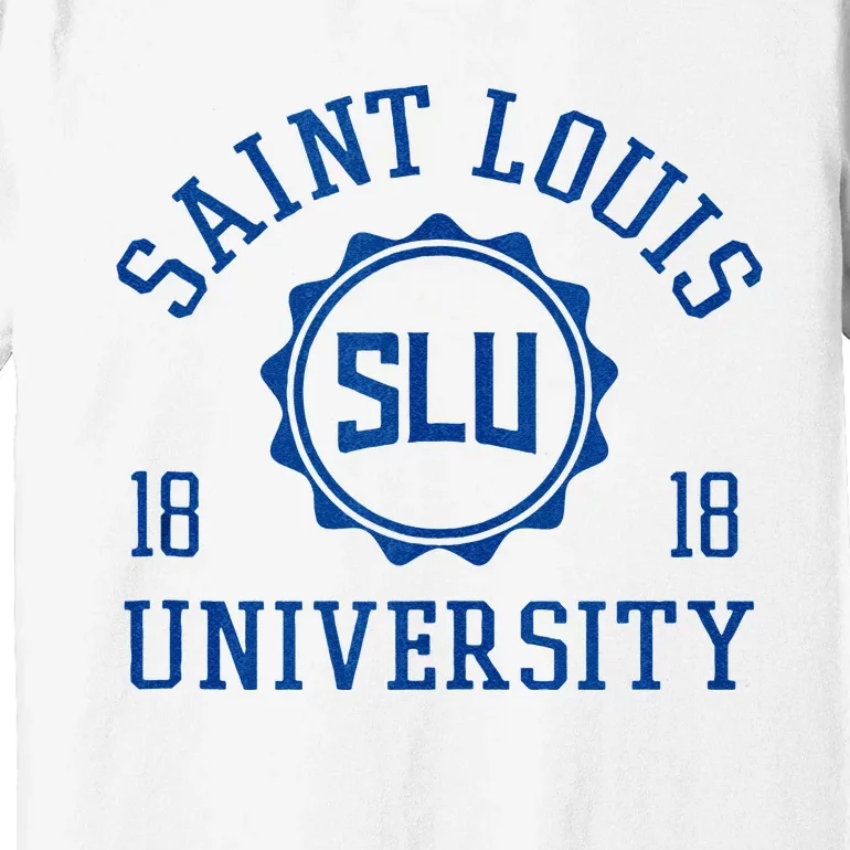 St Louis University Billikens Stamp Premium T-Shirt