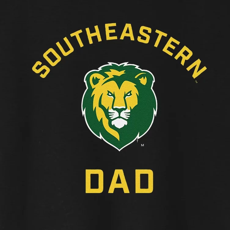 Southeastern Louisiana University Lions Arched Dad Women's Crop Top Tee