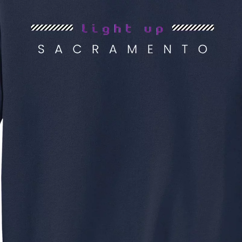 Sacramento Light Up Basketball Beam Tall Sweatshirt