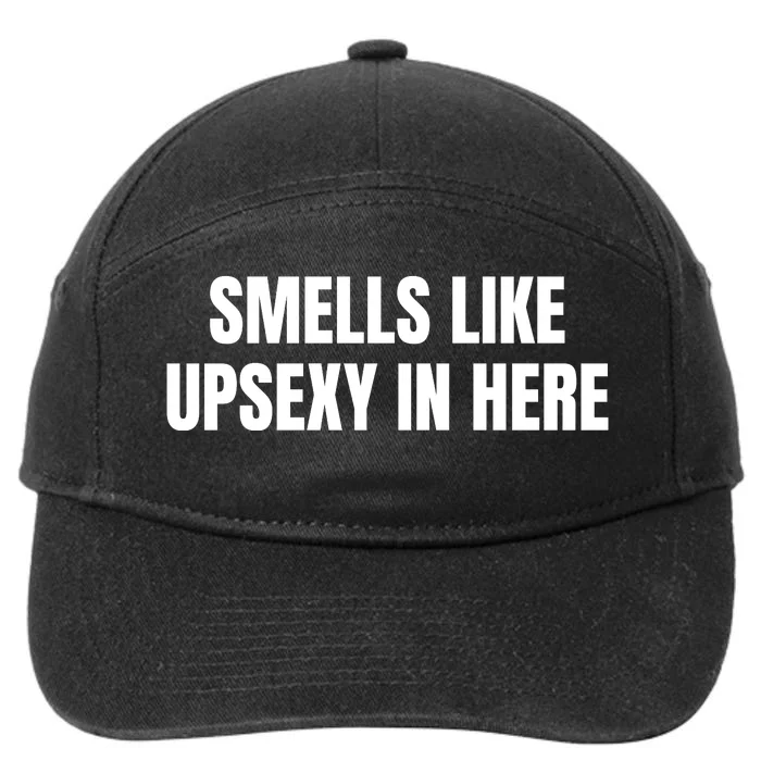 Smells Like Upsexy In Here Funny 7-Panel Snapback Hat