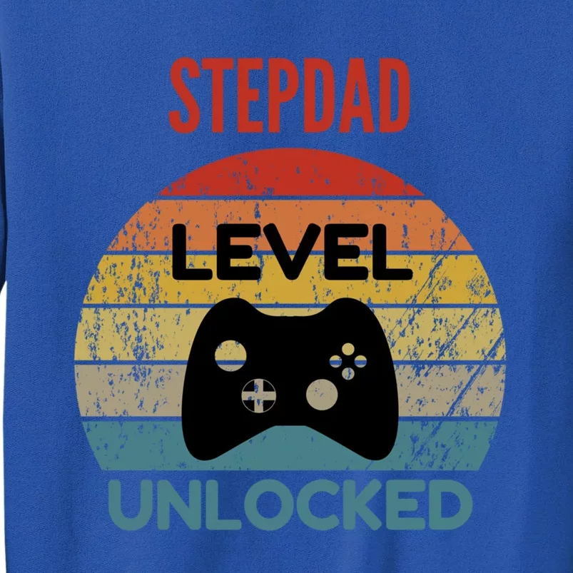 Stepdad Level Unlocked Funny Gift Gamer Gift For New Stepdad Cute Gift Sweatshirt